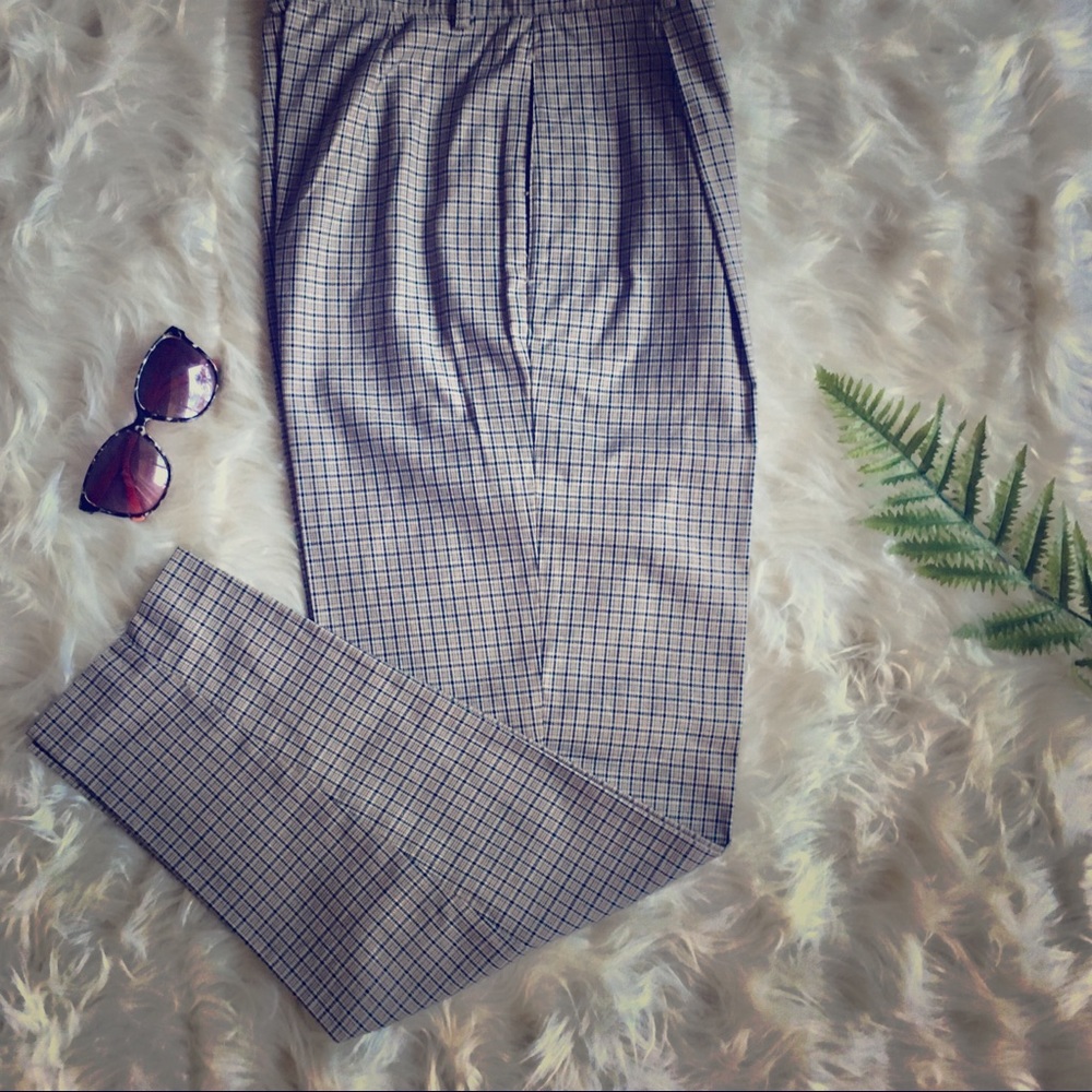 Charter Club Tan Pleated Pants Size 8 New